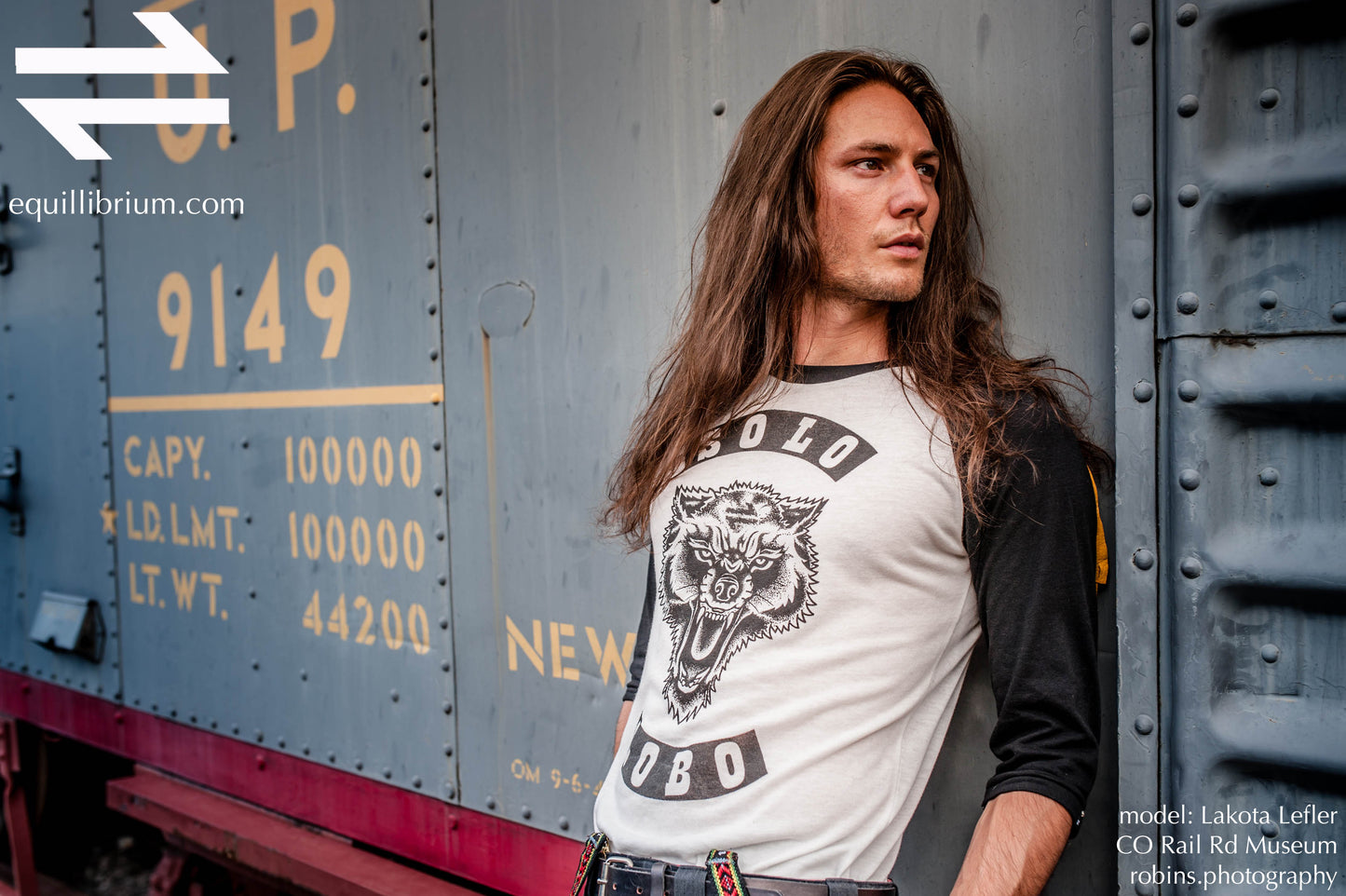 EQ Solo Lobo 3/4 Sleeve Raglan (Unisex)