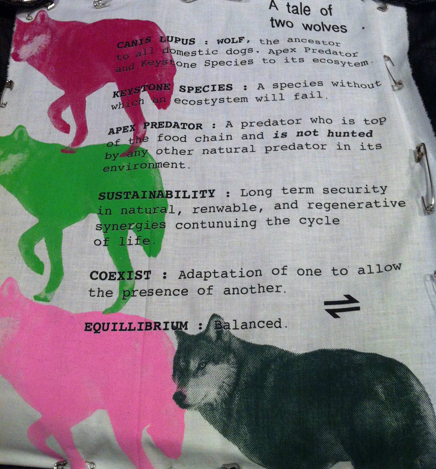 Equillibrium Wolf Seditionary Hemp T-Shirt (Women) - Equillibrium - 3