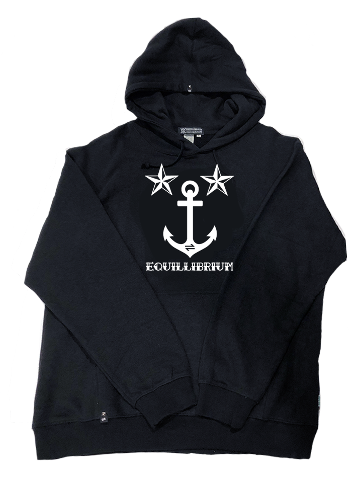 Anchor Men's Pull Over Hoodie | Sustainable | Equillibrium