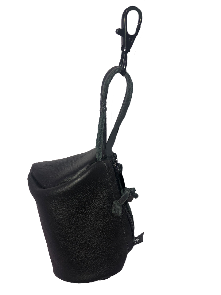 Mini Duffel in upcycled leather Equillibrium sustainable accessory