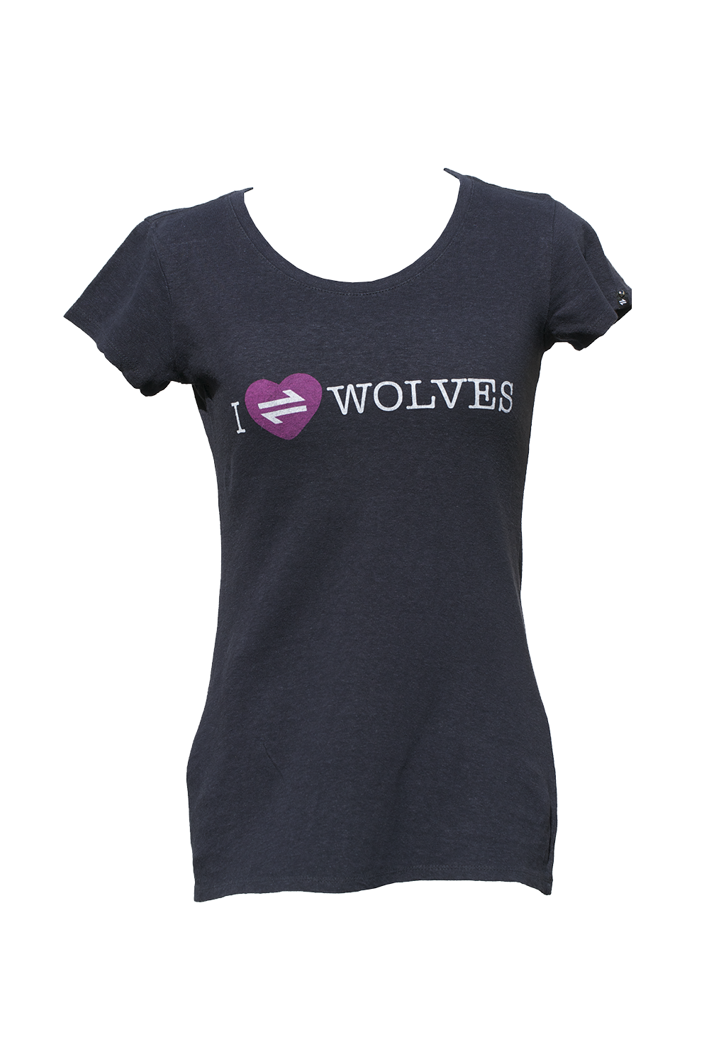 Equillibrium Heart Wolves Hemp T-Shirt (Women) - Equillibrium - 1