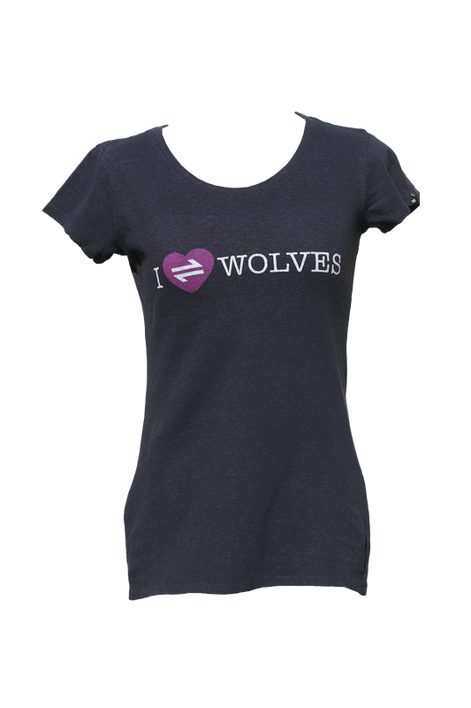 Equillibrium Heart Wolves Hemp T-Shirt (Women) - Equillibrium - 1