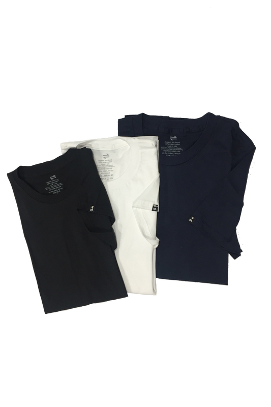 EQ Organic Cotton T-shirt 3 Pack (Unisex)