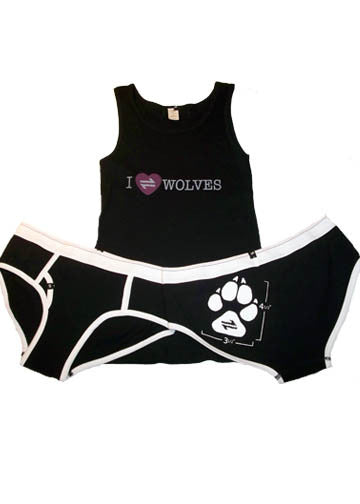 Equillibrium Wolf Tank & Panty Set (Women) - Equillibrium - 2